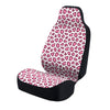 Universal Print Seat Cover (ashen jaguar gray spots & pink background)