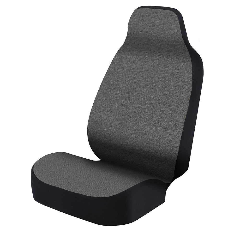 Universal Print Seat Cover (fine grain leather grey)