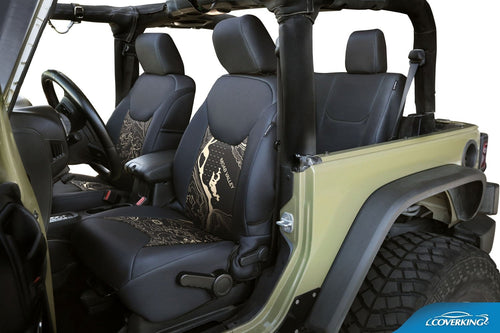 Jeep Black with Tan Topographic