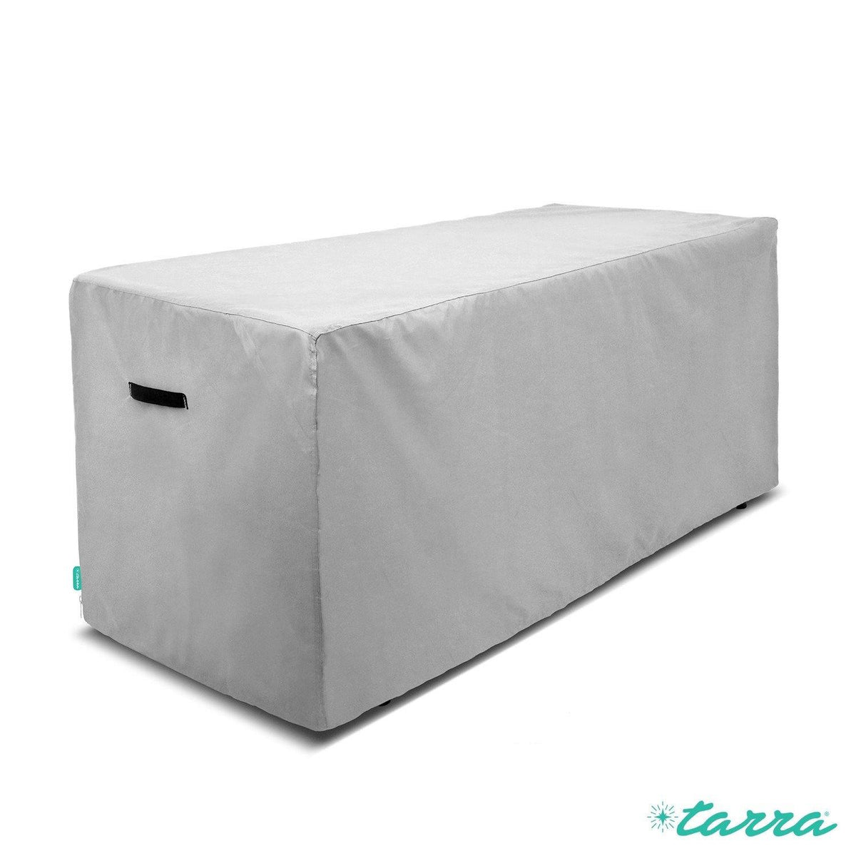 Universal Outdoor Patio Rectangular Table Cover in Presidium Gray-Default