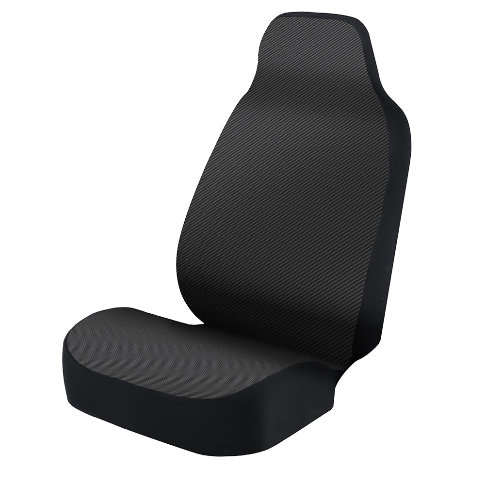 Universal Print Seat Cover (carbon fiber black)
