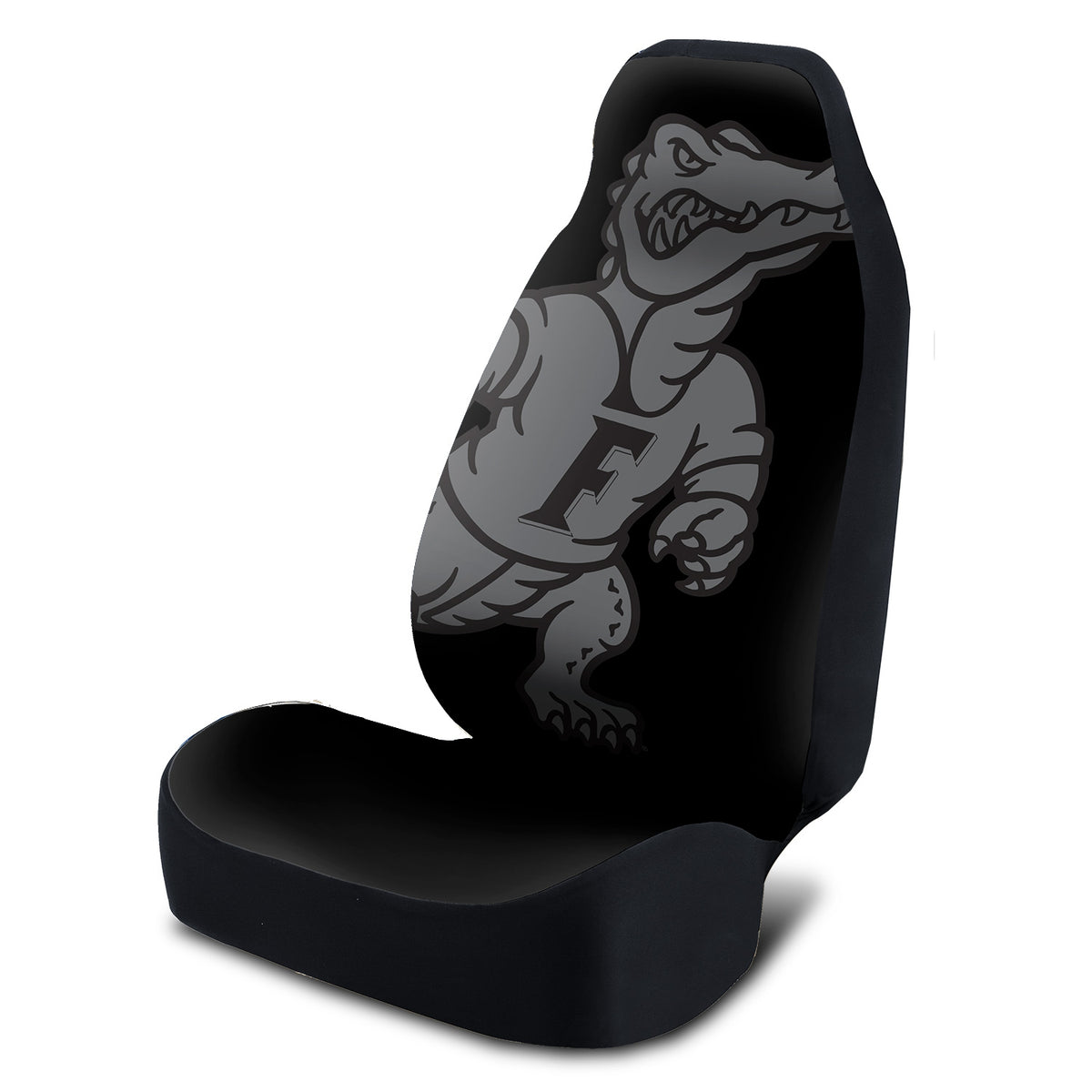 Universal Seat Cover Print 1Pc - Ultimate Suede - University of Florida Black Gray Albert