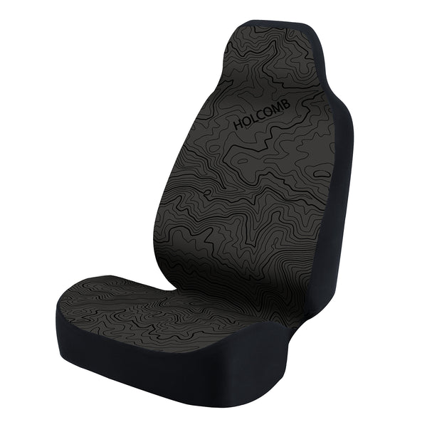 Universal Seat Cover Fashion Print 1Pc - Neosupreme - Graphic Holcomb Charcoal