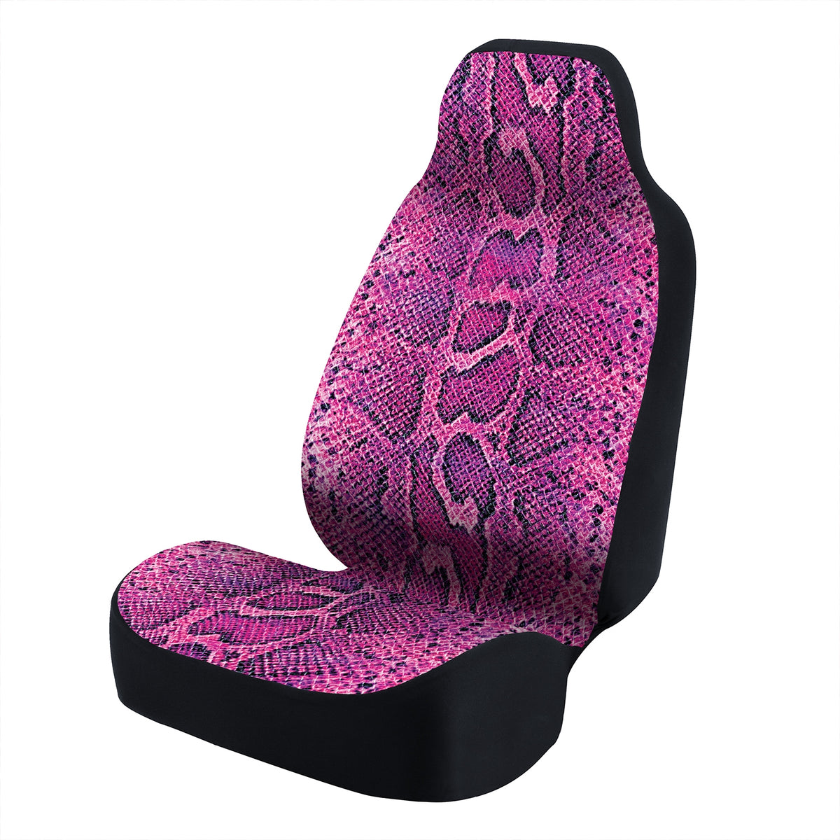 Universal Seat Cover Fashion Print 1pc - Ultimate Suede - Animal Print Snake Patterned Rarity