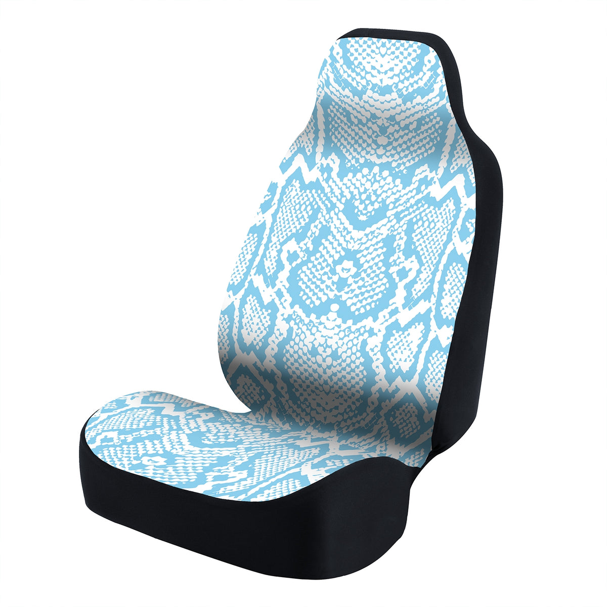 Universal Seat Cover Fashion Print 1pc - Ultimate Suede - Animal Print Snake Vector Sky