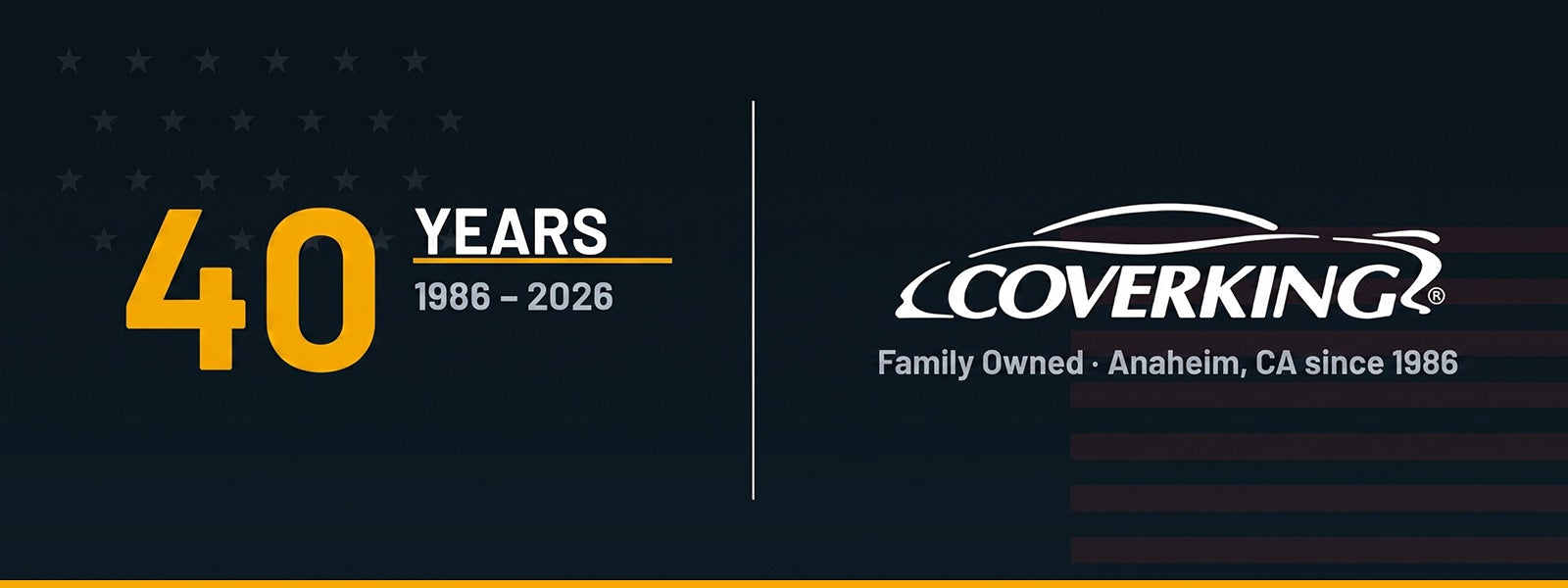 Coverking — family owned since 1986.