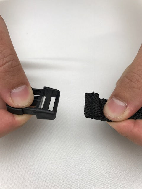 Reinstalling the male end of the seat buckle
