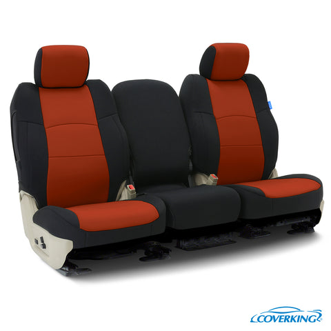 Using dark seat covers on light colored leather seats