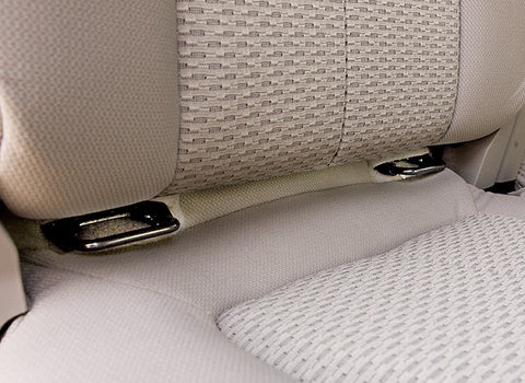 Child Latch Access for Back Seat Covers