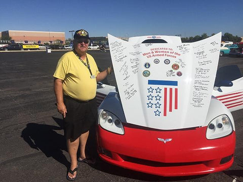 Coverking® Helps A Vietnam Veteran Honor Military Veterans And Their Families With A Customized Corvette