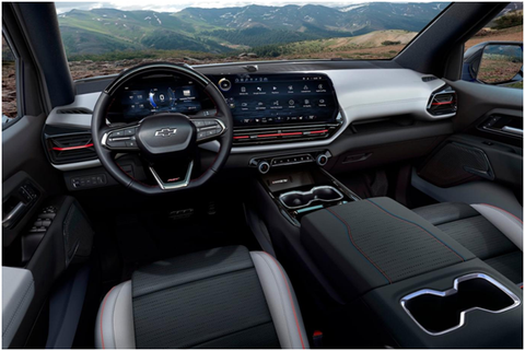 Stylish steering wheel for the new Chevrolet Silverado EV RST