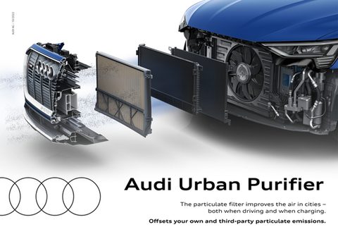 Audi Tests E-Tron with Particulate Filter to Clean the Air As It Drives