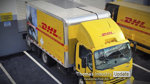 DHL Equips Delivery Vehicles with Solar Panels