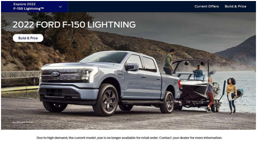 Ford F-150 Lightning is already out of stock!