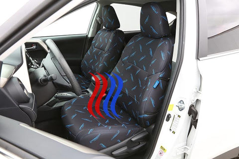 What materials work best with heated and cooled seats