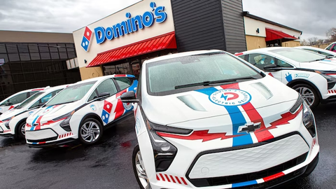 Domino's to Roll Out Nationwide Fleet of 800 Chevy Bolt EVs