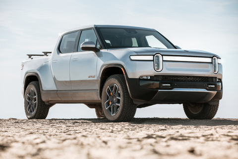 Rivian Offers Software That Levels Vehicles for Camping