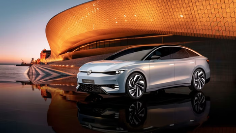Volkswagen Teases First Fully Electric Sedan