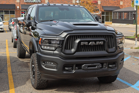 Spy Shots: RAM 2500 Power Wagon Gains Hood Scoop