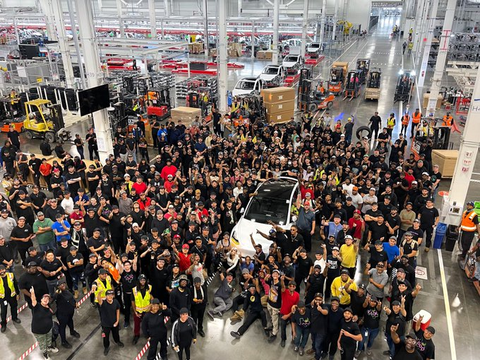 Tesla Celebrates 10,000th Model Y Produced In Texas