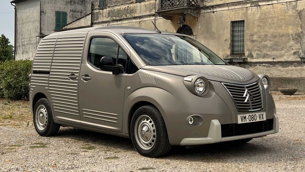 Citroen Berlingo 2CV Fourgonnette Debuts with Retro Look for Modern Van