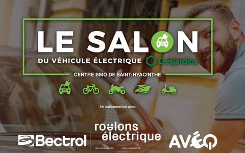 Salon du véhicule électrique de St-Hyacinthe 2022 est ouvert aux publics