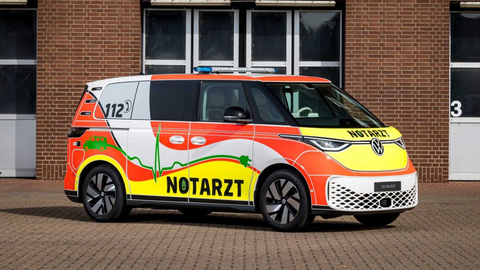 VW ID. Buzz Transformed Into Paramedic EV Bus.