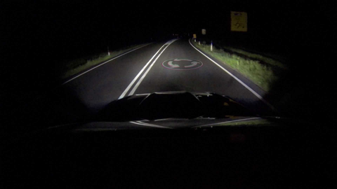 Ford Previews Headlights That Can Project Signs Onto The Road