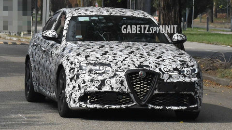 2023 Alfa Romeo Giulia Facelift Spied Hiding New yet Familiar Headlights