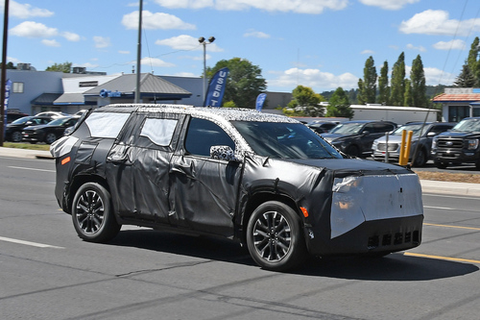 Spy Shots: 2024 GMC Acadia Caught in Colorado