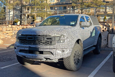 Spy Shots: '23 Ranger Raptor FORD Grille Exposed