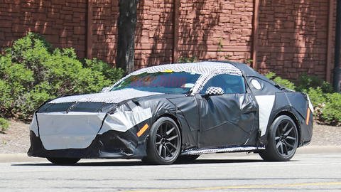 2024 Ford Mustang Caught Benchmarking Mach 1 in Spy Photos