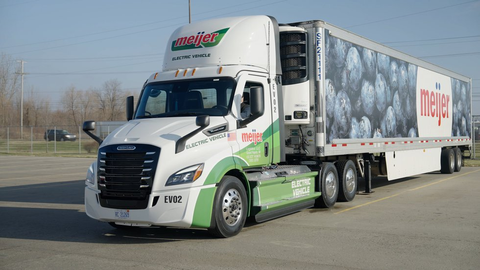 Meijer to Test All-Electric Semis in Cold Weather