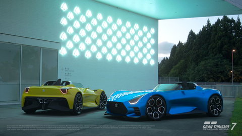 Suzuki Vision Gran Turismo Concept Is A Roadster With A Hybrid Hayabusa Engine