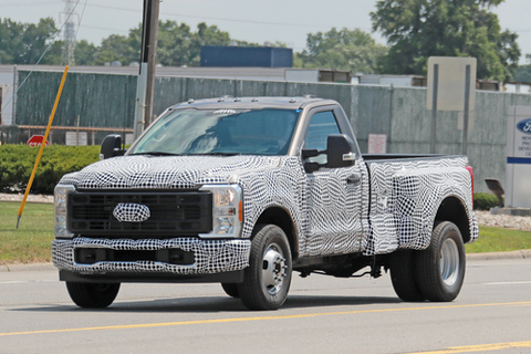 '23 Ford Super Duty XL Dually Caught Testing in Dearborn