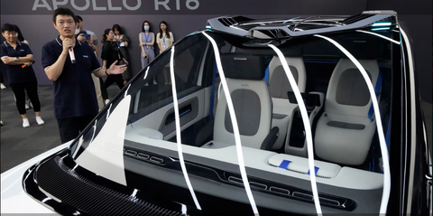 Baidu Unveils Latest Autonomous Electric Vehicle Apollo RT6