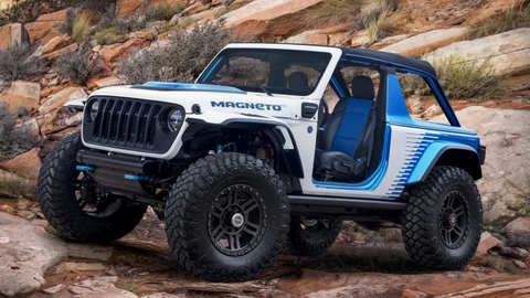 Jeep Says its New Electric Wrangler SUV Concept goes 0-60 mph in 2 seconds