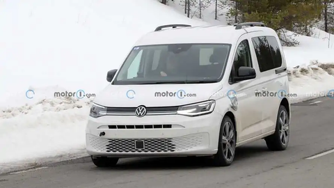 2023 VW Caddy Spied Testing With A Plug-In Hybrid Powertrain