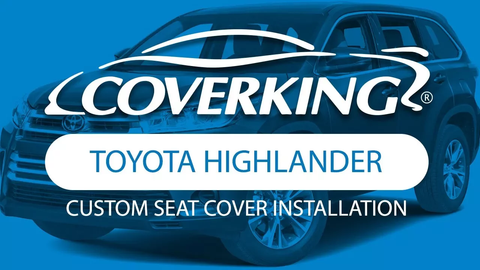 2013-2018 Toyota Highlander XLE Custom Seat Cover Installation