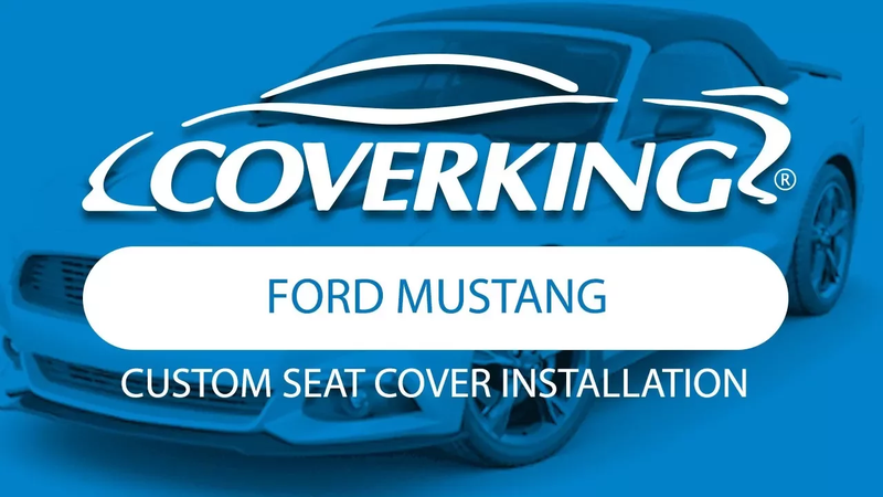 2015-2018 Ford Mustang Custom Seat Cover Installation (Front Row)