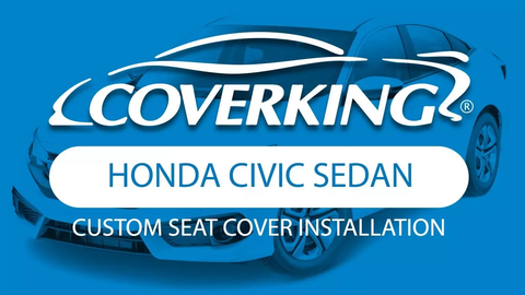 2016-2018 Honda Civic Sedan Custom Seat Cover Installation