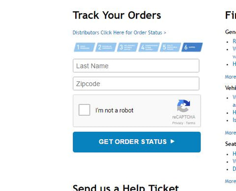 Check Your Order Status