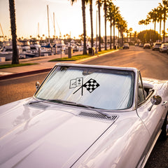 Custom Fit Sunshield Licensed Corvette® Logo