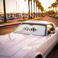 Custom Fit Sunshield Licensed Corvette® Logo