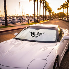 Custom Fit Sunshield Licensed Corvette® Logo