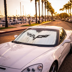 Custom Fit Sunshield Licensed Corvette® Logo