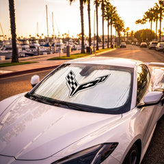 Custom Fit Sunshield Licensed Corvette® Logo