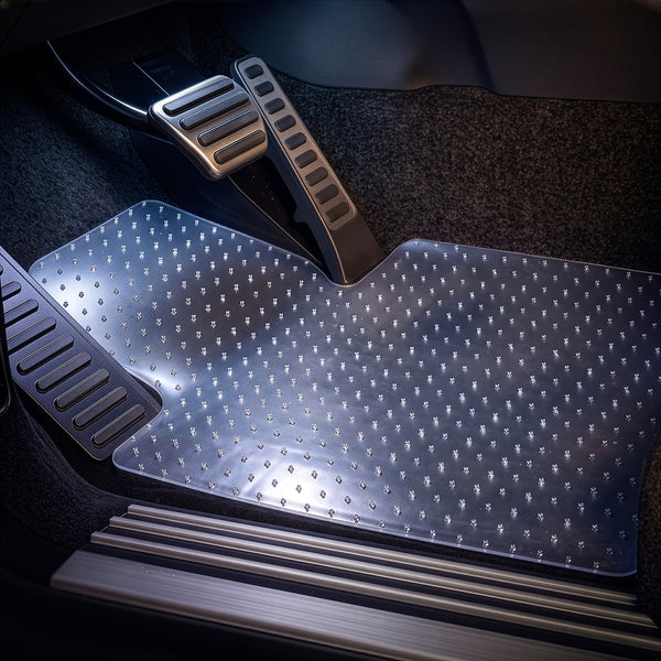 Custom Fit Designer Floor Mats Clear Nibbed