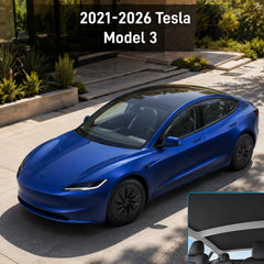 Coverking Roof Shade Tesla Model 3 cabin view