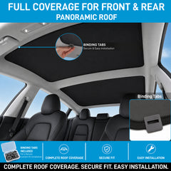 Coverking Roof Shade Tesla Model 3 detail
